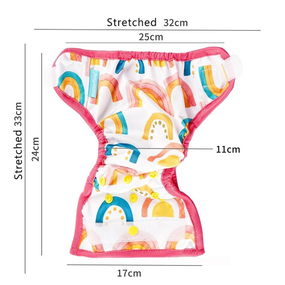 Happyflute Newborn print PUL design snap or hook&loop eco-friendly cloth diaper cover BABY COVER