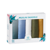 HappyFlute 5 Pcs/set 60*60cm Newborn Soft Cotton Feeding Burp Cloth Towel Scarf Baby Stuff Baby Muslin Swaddle