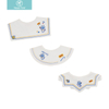 Happyflute 3 Pcs/Set 100% Cotton Baby Saliva Towel Cartoon Printing Baby Feeding Bibs Saliva Towel For Baby Boys And Girls