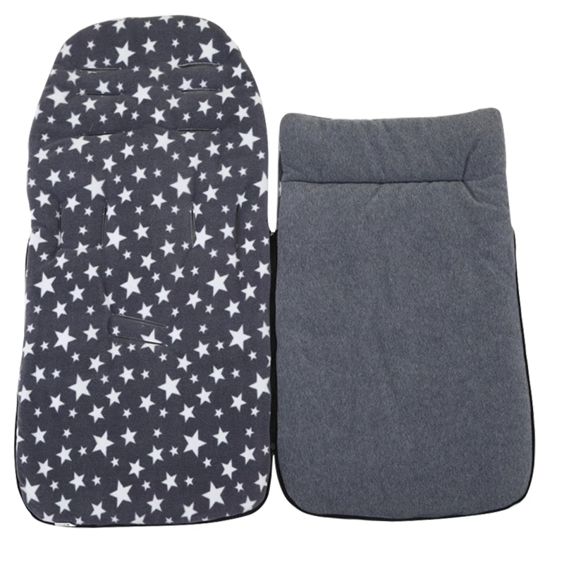 HappyFlute Autumn&Winter Baby Stroller Sleeping Bag Outdoor Waterproof Windproof Oxford Cloth Warm Thickened Baby Foot Cover Pad