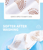 HappyFlute 4Pcs/set Baby Muslin Cotton Blanket Soft Breathable Swaddle Wrap Sleepsack Bath Towel For Newborn Baby