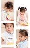 Happyflute 4Pcs/Set Baby Unisex Cartoon Print Toddle Clothing Saliva Towel Bibs 100% Cotton Bibs