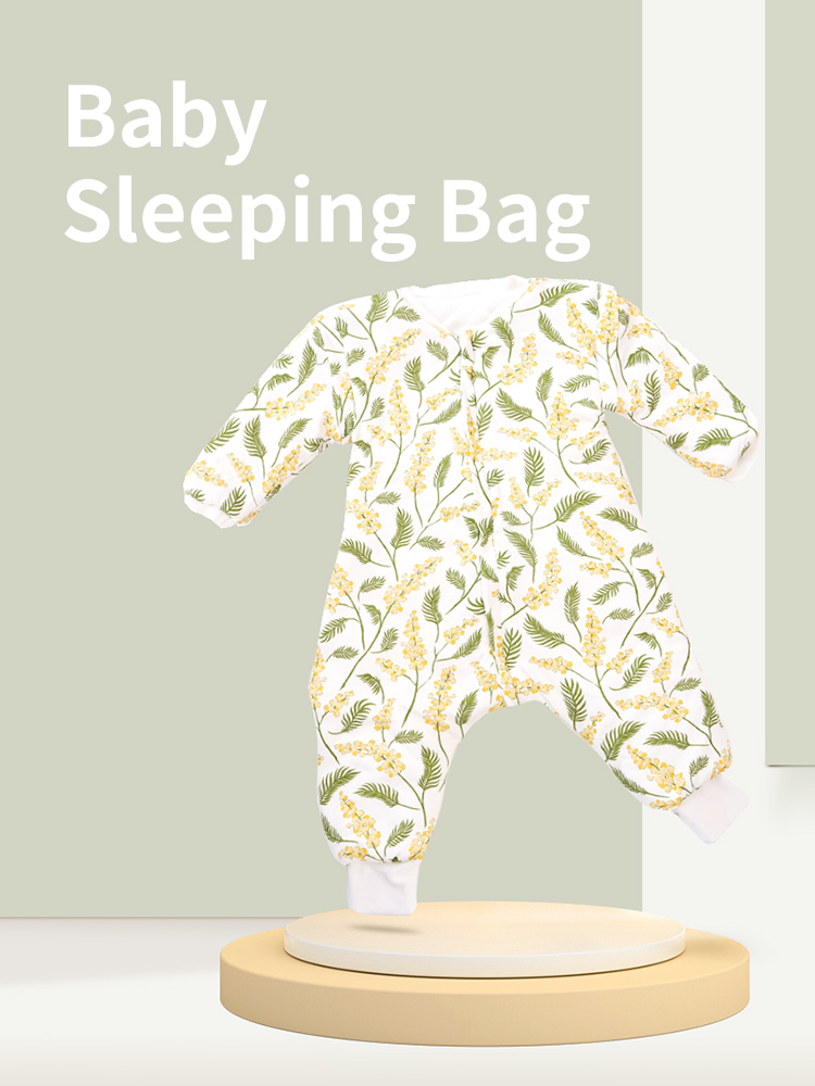 Happy FluteComfortable Baby Sleeping Bag Fashion Baby Animal Pattern Children Bed Play Split Leg