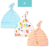 Happyflute 3pieces/lot Baby Hat&Caps 100% Cotton Printed Baby Hat&Caps For 0-6 Month Baby Boys and Girls