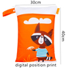 HappyFlute Digital Position Print Wetbag Reusable Waterproof Fashion Prints Wet Dry Diaper Bag With Handle Wetbags 30*40CM