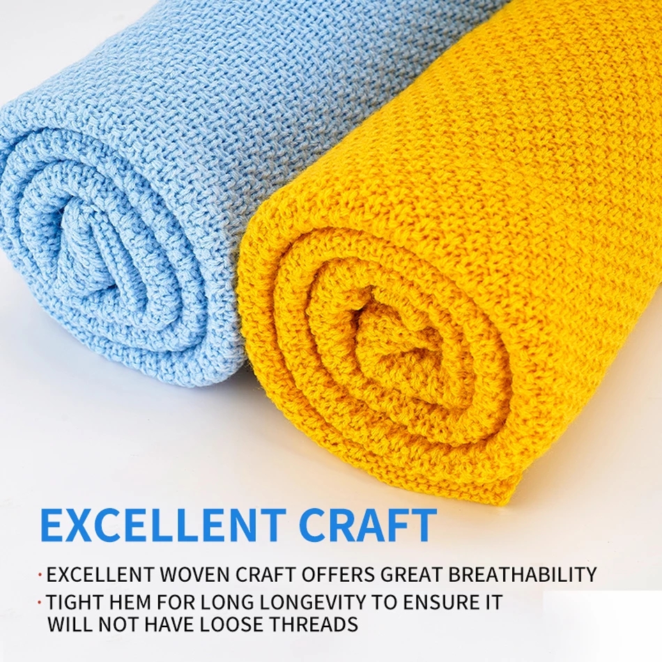 Happy Flute Baby Blanket Knitted Newborn Swaddle Wrap Blankets Super Soft Toddler Infant Bedding Quilt For Bed Sofa