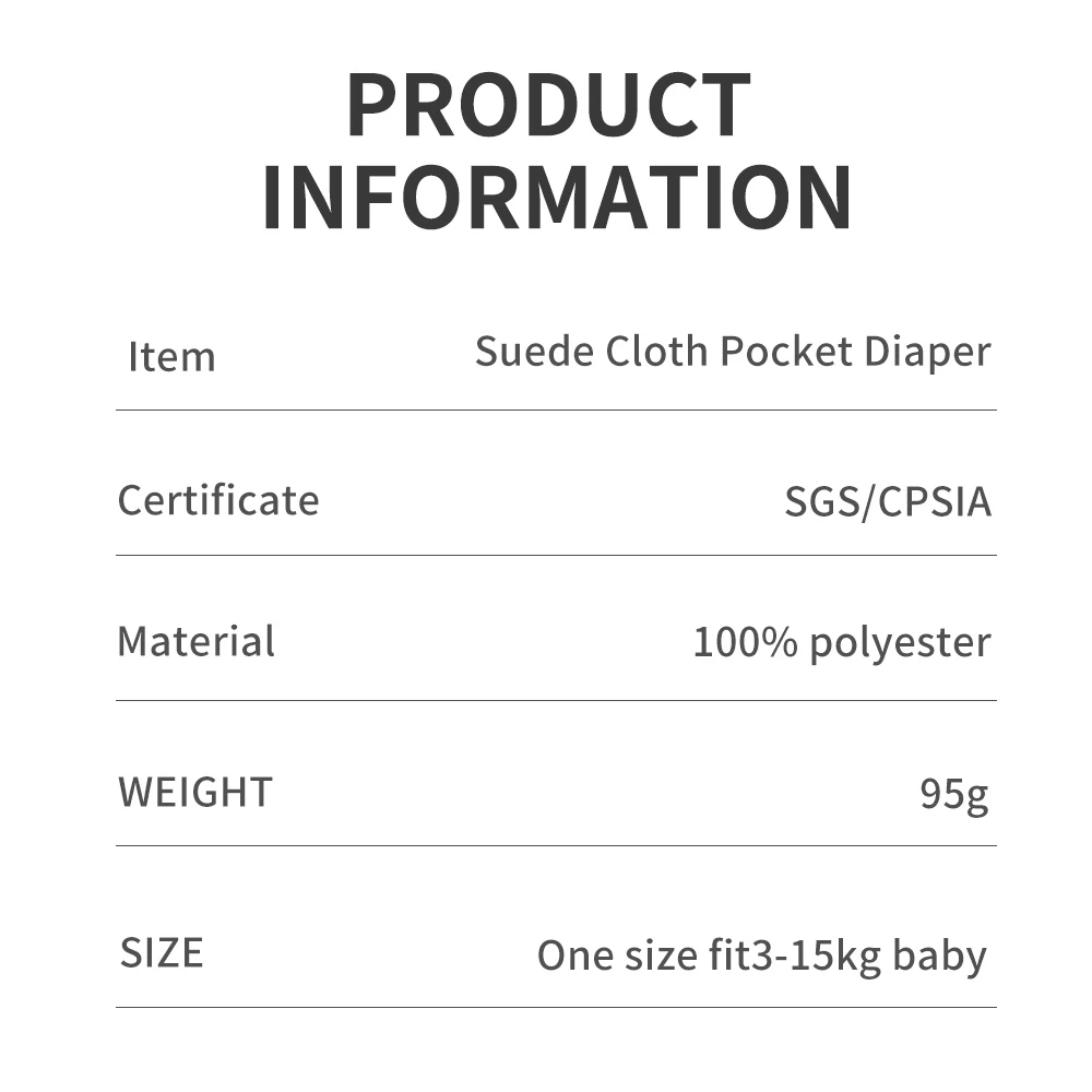 HappyFlute Baby Cloth Diaper Month Position Pattern Eco-Friendly Reusable Diapers Fit 3-15kg Baby Boys and Grils
