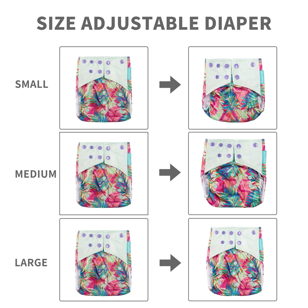 Happyflute Latest Suede Cloth Pocket Baby Cloth Diaper Absorbent And Reusable With Two Pockets Baby Nappy