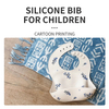 Happyflute Ins Design Children's Infant Silicone Bib High-Value Nordic Danish Food-Grade Baby Feeding Bibs