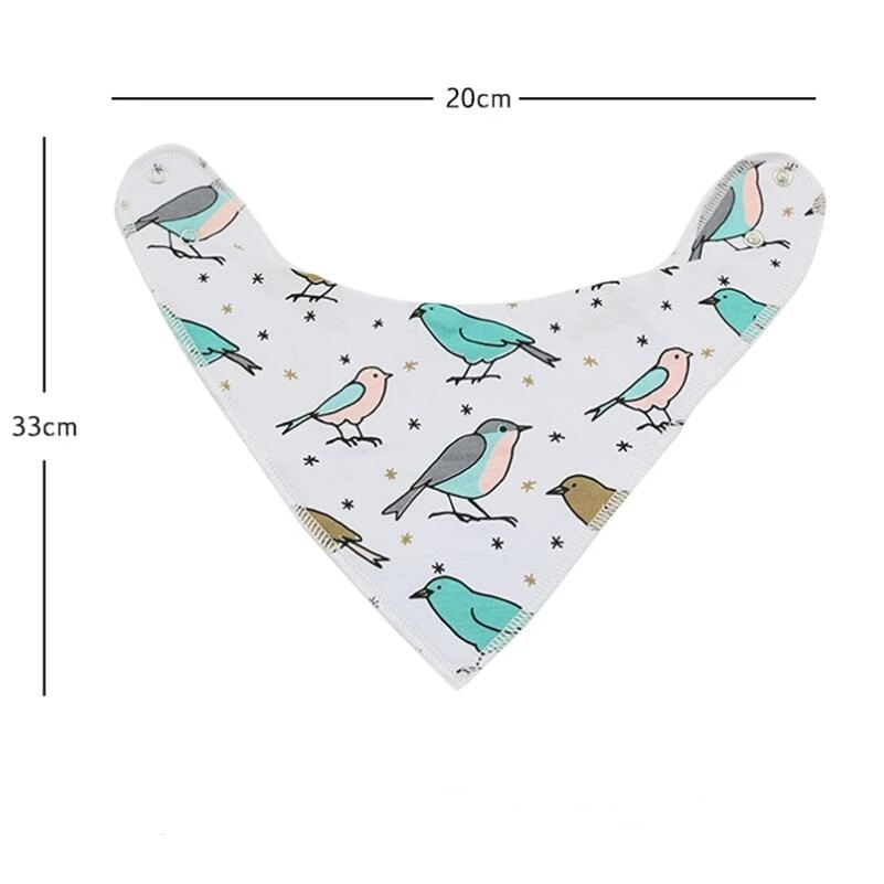 Happy Flute Baby Bibs Easy to Carry Nipple with Rope High Quality Fashion Ins Thick Flannel Cartoon Infant Cotton Bandana Dribbl